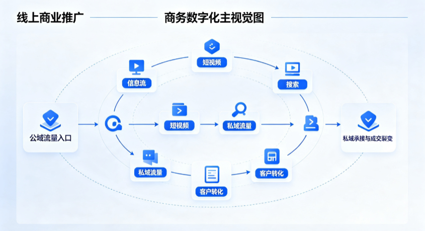 黑山县线上商业推广怎么做？全域流量闭环搭建与低成本转化实战指南